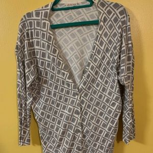 Merona Plus Size Geometric Cardigan